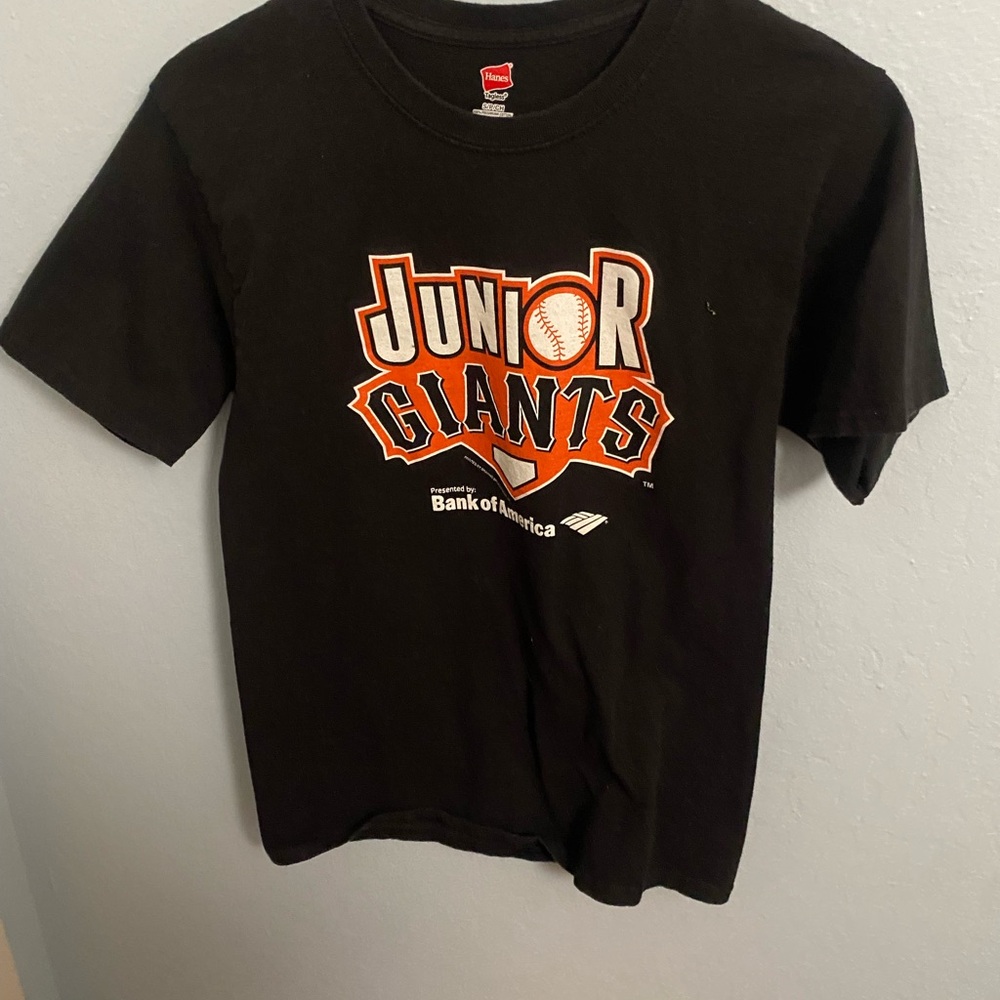 Hanes Black and Orange Short Sleeve Tees